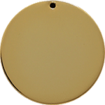 18K Gold Plated SilverBrass Polished Finish