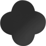 Black Plated Stainless Steel Polished Finish