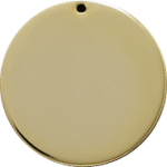 14K Gold Plated SilverBrass Polished Finish