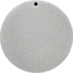 Silver Sandblasted Finish